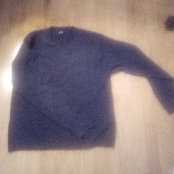 Gap charcoal grey/black 100% lambswool sweater - Picture 3 of 6